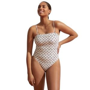 Oysho Smock Bandeau Swimsuit